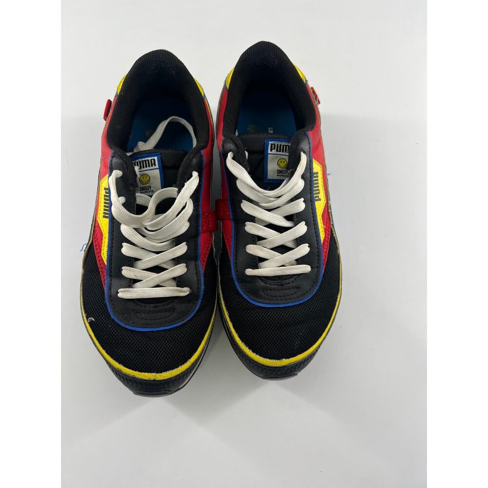 Puma Future Rider Men Shoes Siz 7 C SW PS Smiley World Black Sneakers Colorblock - Picture 2 of 8